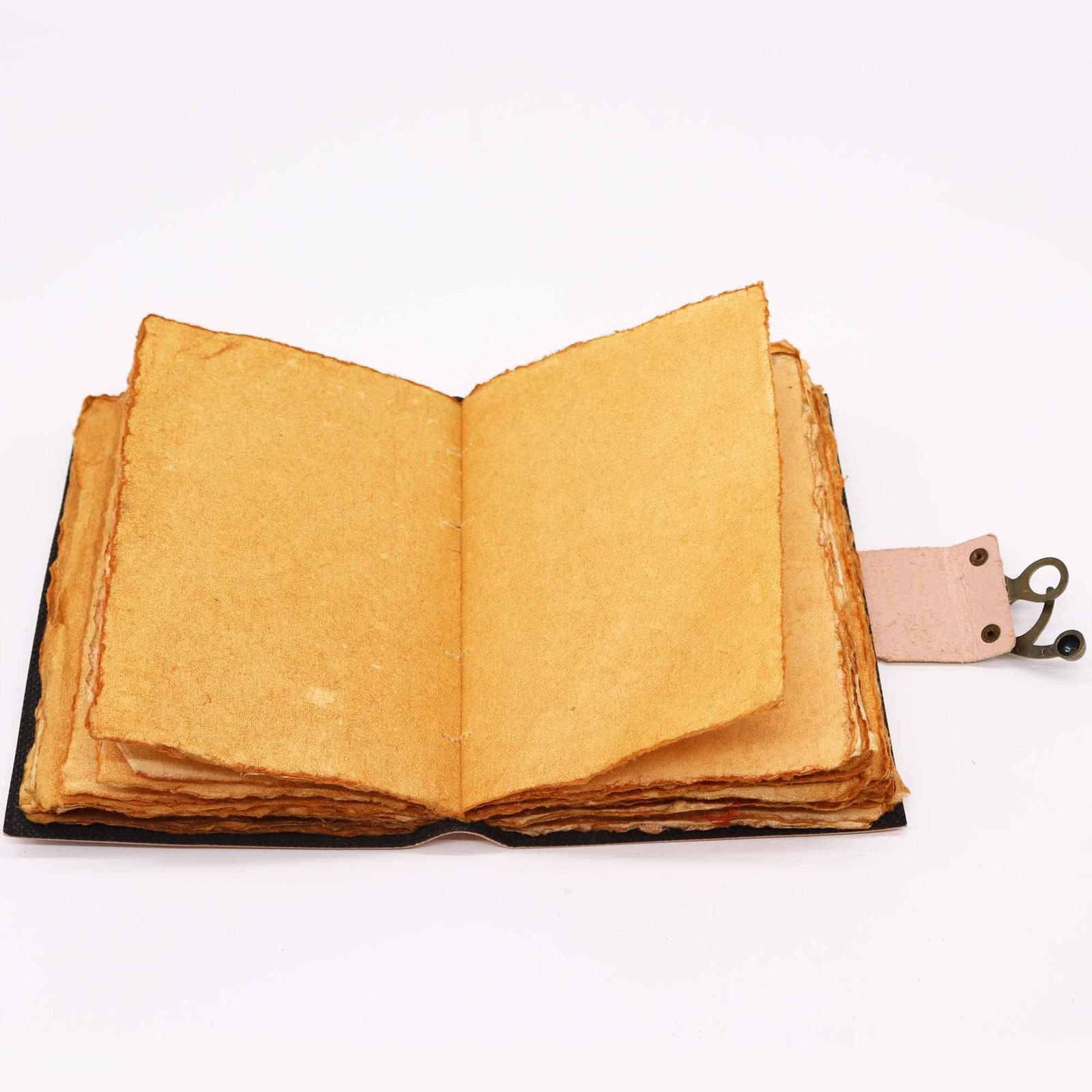 Seven Chakra Colours Leather Journal 18 x 13cm