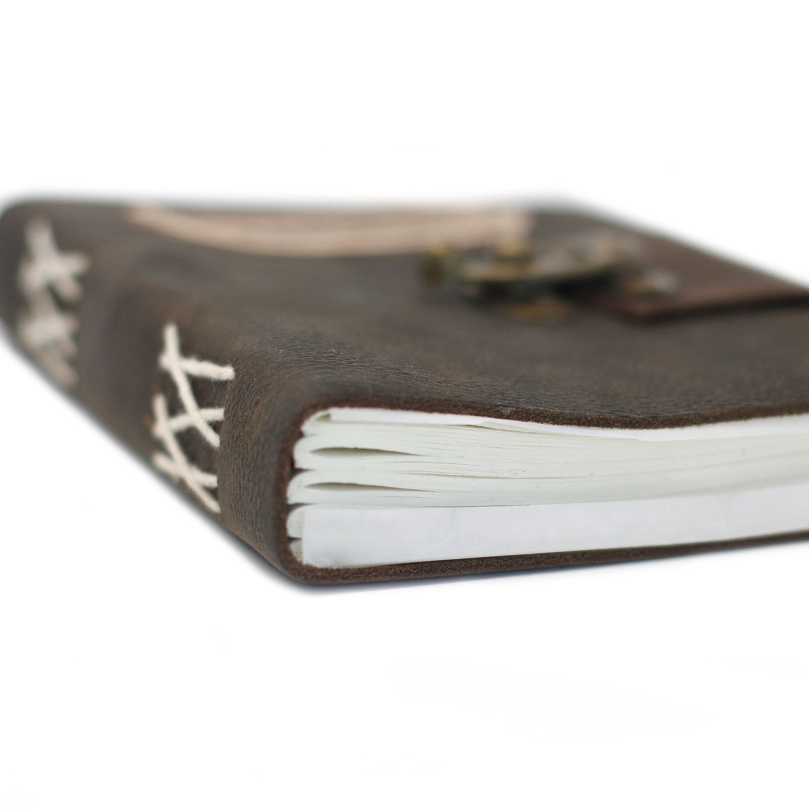 bG9jYWw6Ly9tZWRpYS9ITi80Qy82MFIzMEMxRzZNVjM0Q0hOLzM4ZjI1NzJmLmpwZWc.jpg Black Confessions Leather Journal with Clasp, 18 x 13cm view 8