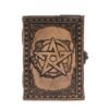 Pentacle Leather Journal Antique Grey 17.5 x 12.5cm