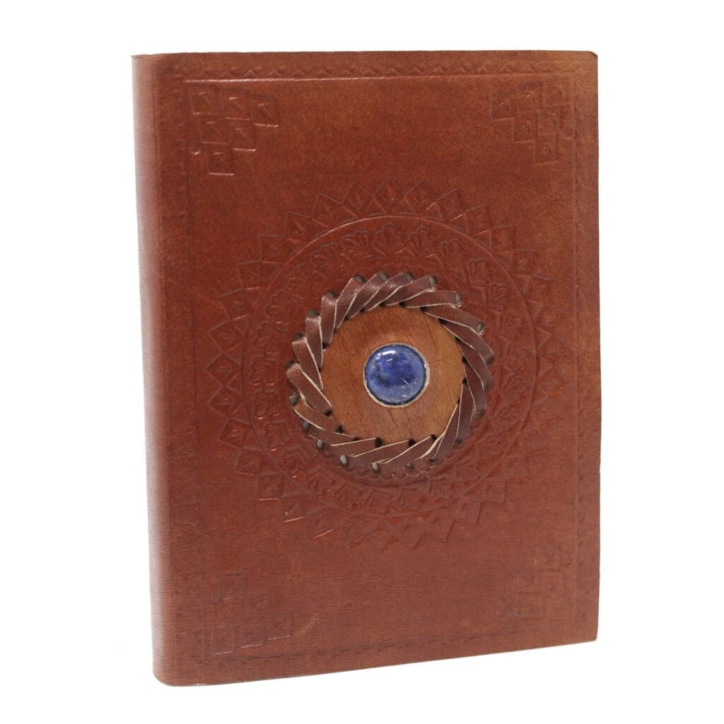 lapis lazuli leather journal Lapis Lazuli Leather Journal, 17.5 x 12.5cm