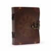 Lotus Mandala Leather Journal 18 x 13cm