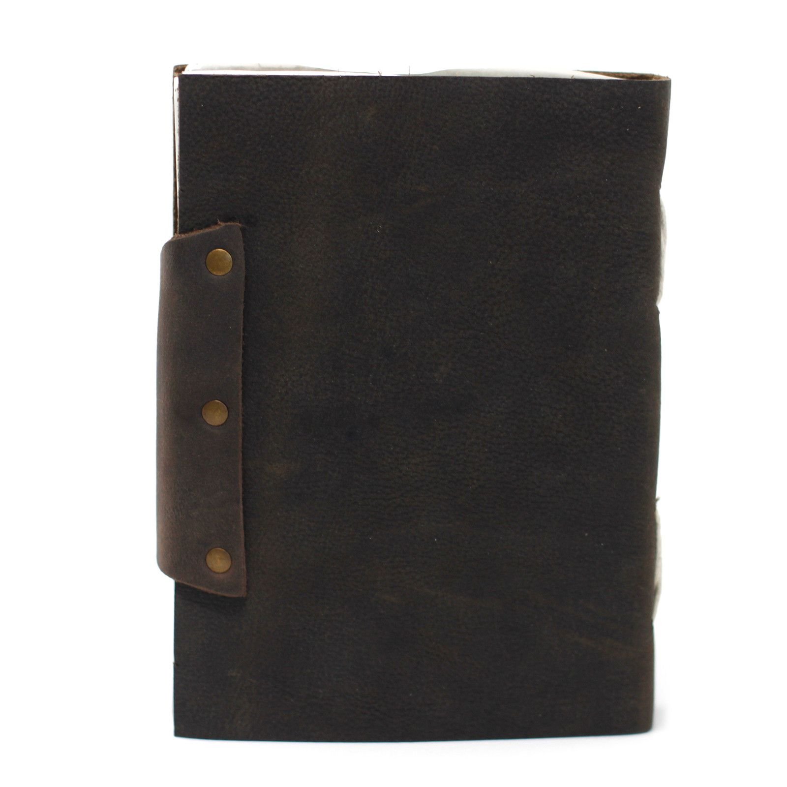bG9jYWw6Ly9tZWRpYS9IUi80Qy82MFIzMEMxRzZNVjM0Q0hSLzc2YjdiNmZjLmpwZWc.jpg Black Confessions Leather Journal with Clasp, 18 x 13cm view 6