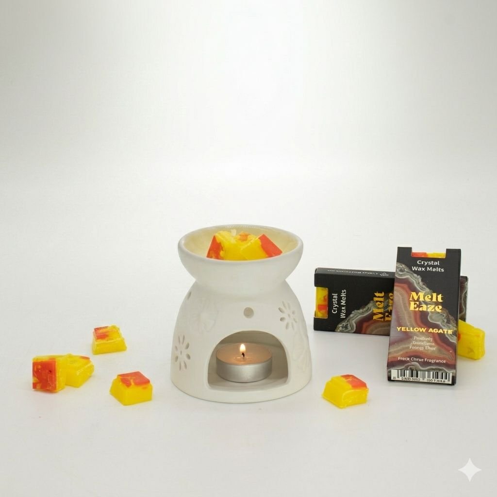 Citrus Wax Melts 50g, Golden Glow Crystal Melt view 7