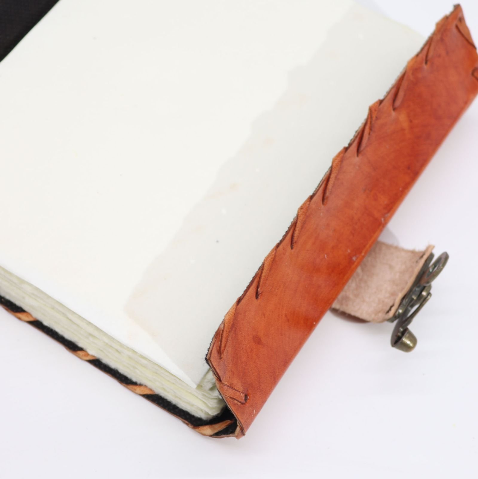 Evil Eye Leather Journal Light Brown, 20 x 15cm view 2