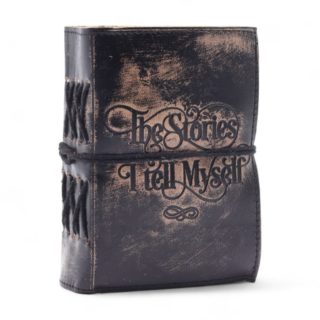 The Stories I Tell Myself Leather Notebook 12.7 x 8.9cm