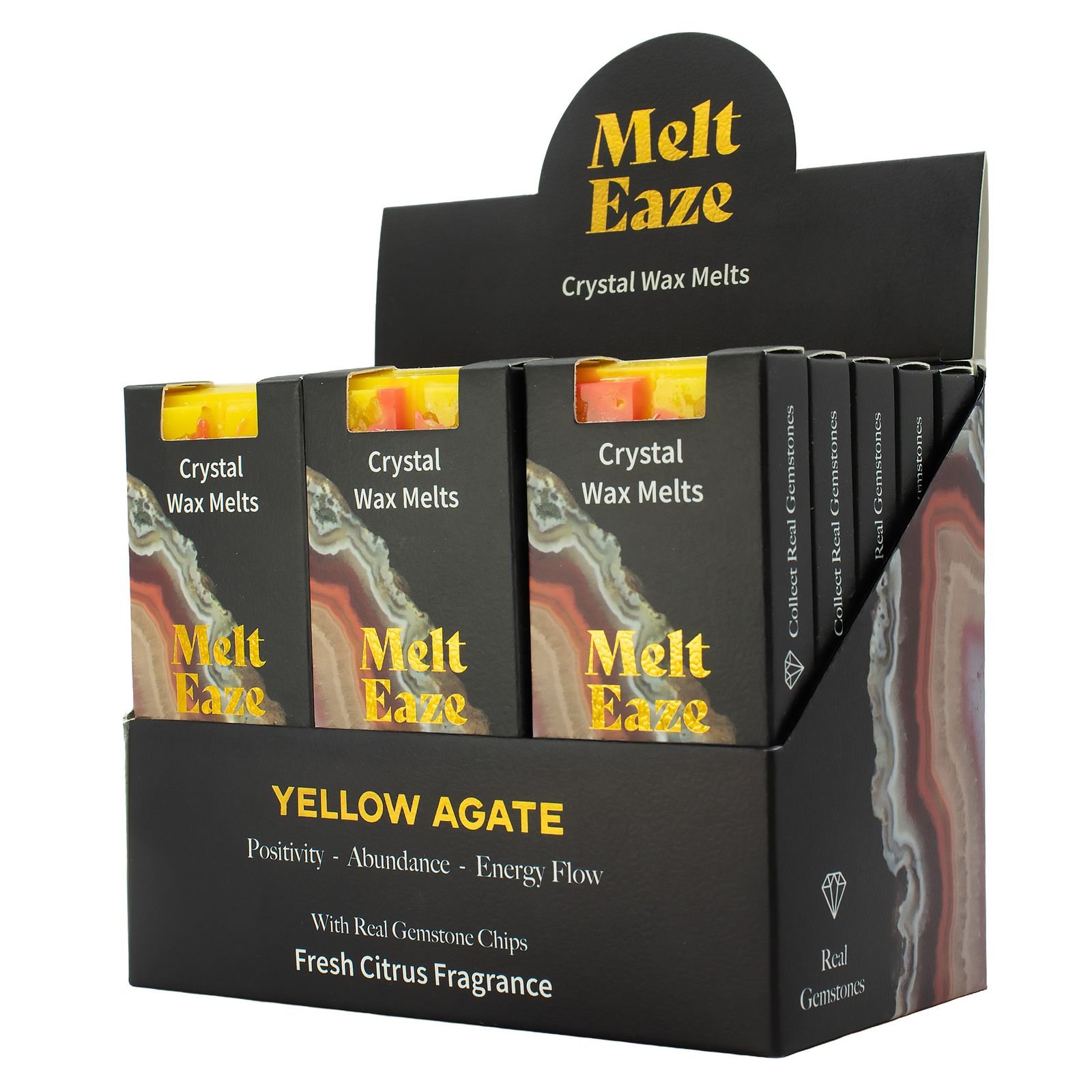 Citrus Wax Melts 50g, Golden Glow Crystal Melt view 3