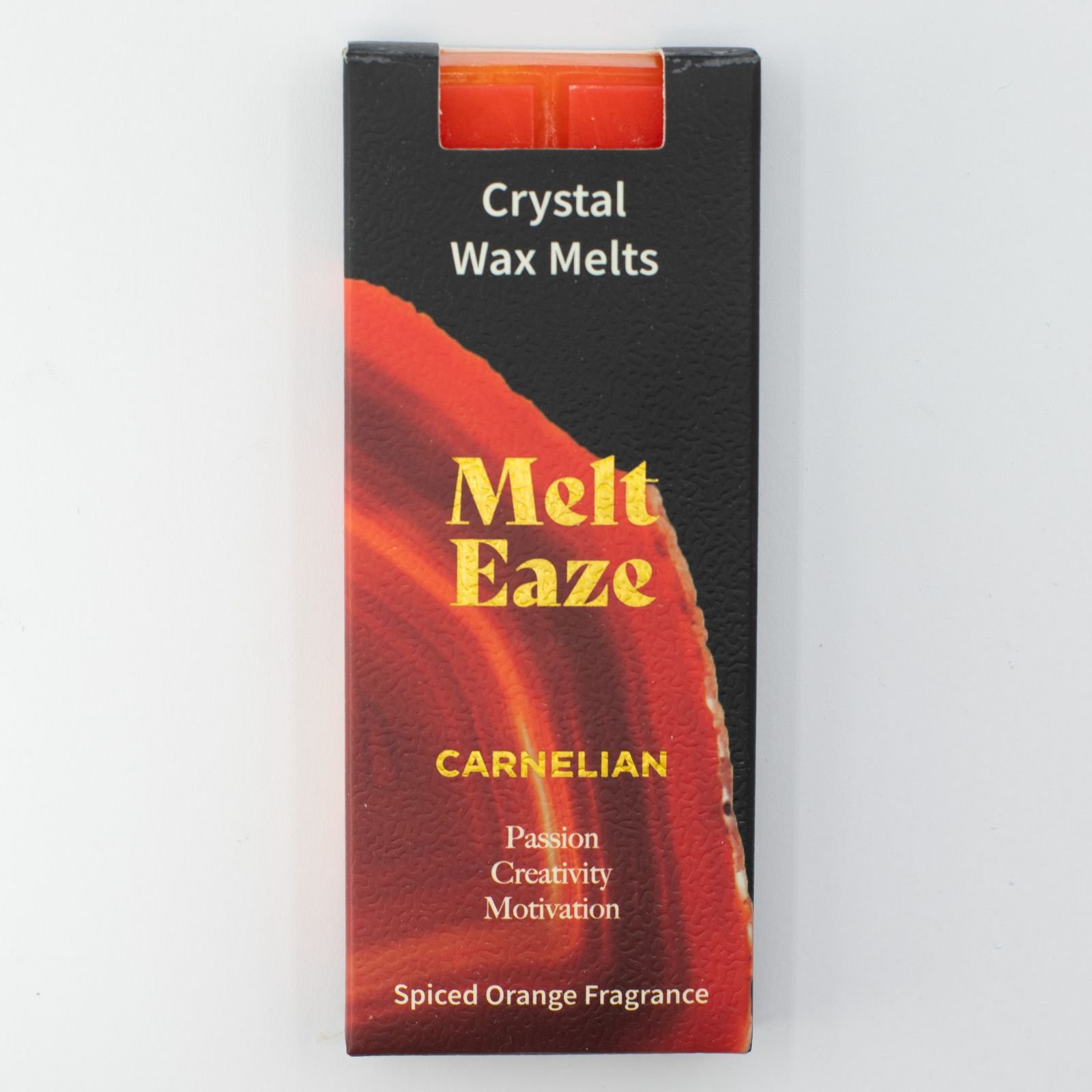 Spiced Orange Wax Melts 50g, Carnelian Fire Crystal Melt view 5