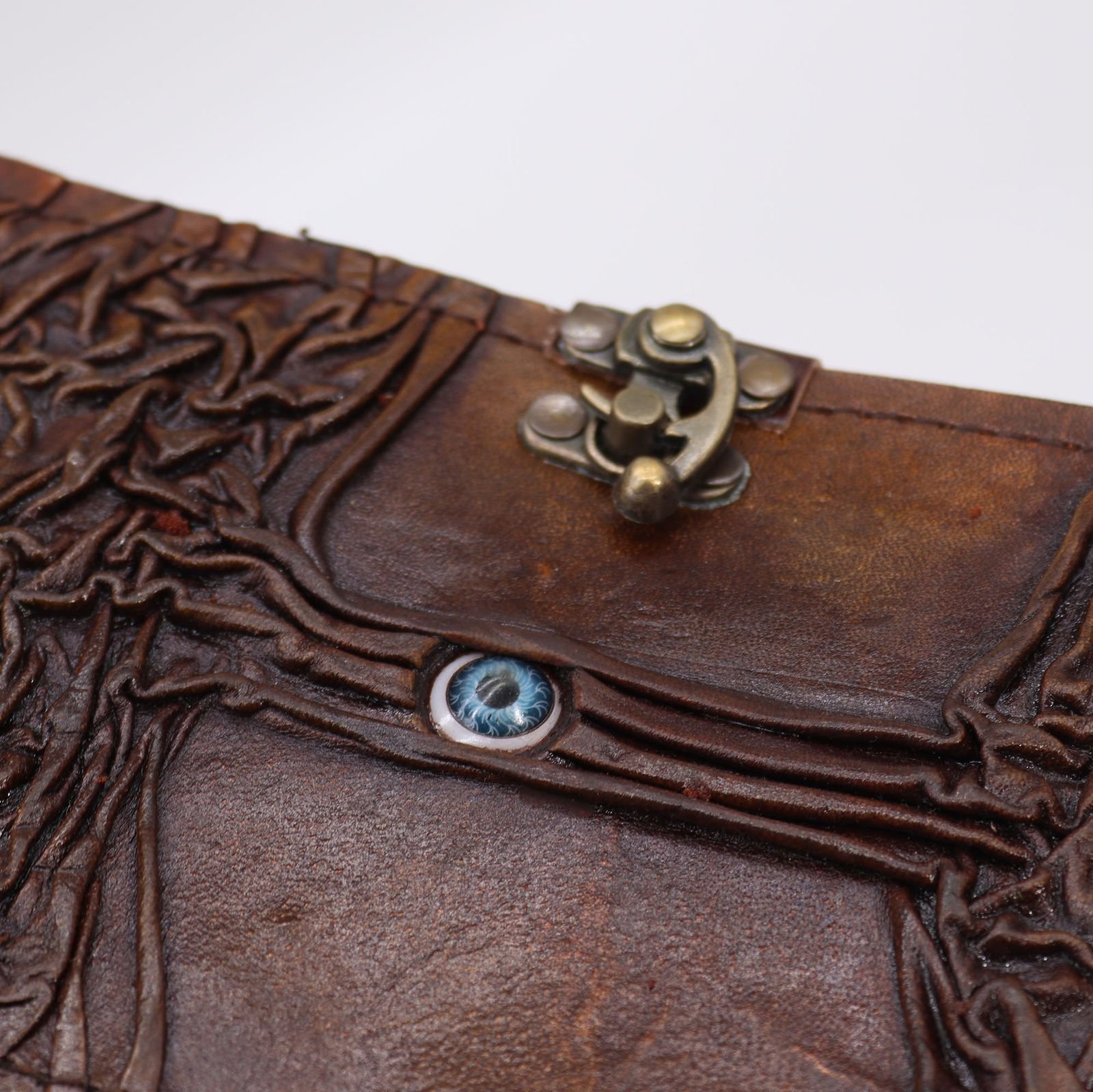 Evil Eye Leather Journal Black, 17 x 12.5cm view 3