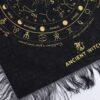 All Seeing Eye pendulum board cloth in Black and Gold view 2