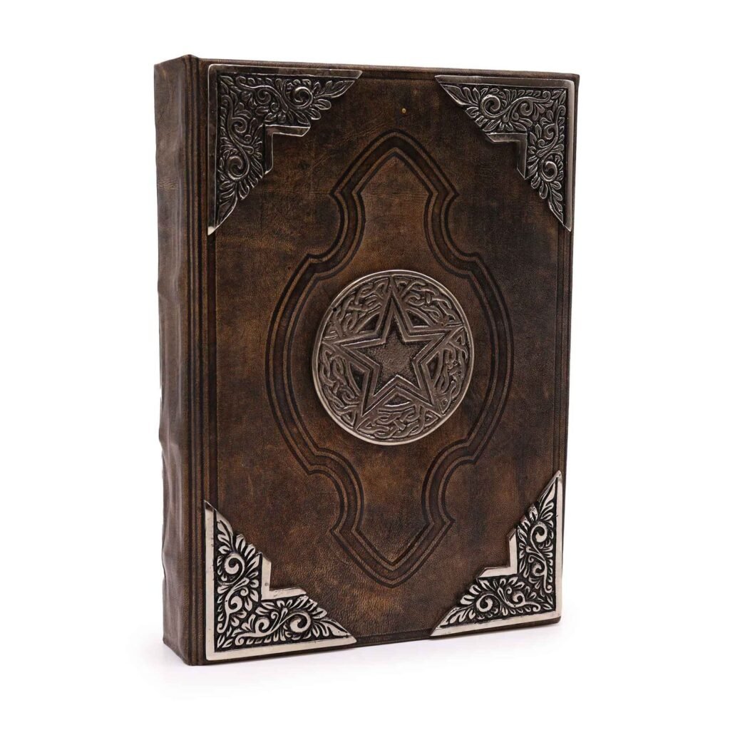 pentacle leather book of shadows Pentacle Leather Book of Shadows, 26 x 18cm