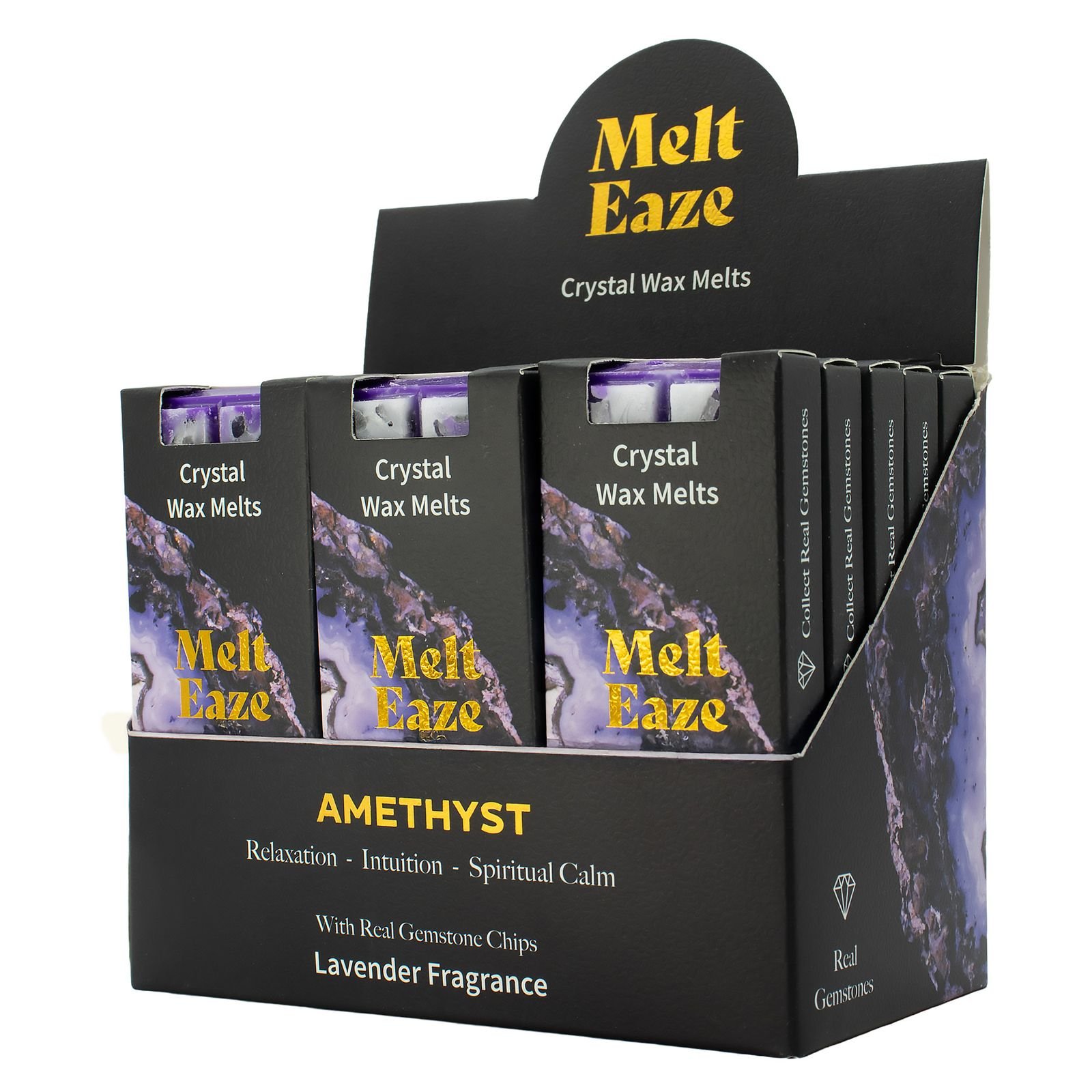 Lavender Wax Melts 50g, Amethyst Dream Crystal Melt view 3