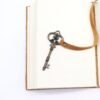 Tan Oiled Leather Journal with Key, 13 x 18cm view 3