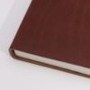 Dark Tan Leather Notebook Lined, 20 x 15cm view 3