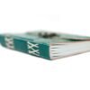 Peace Leather Journal in Teal Green with Clasp, 18 x 13cm view 7