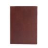 dark tan lined leather notebook Dark Tan Leather Notebook Lined, 18 x 13cm