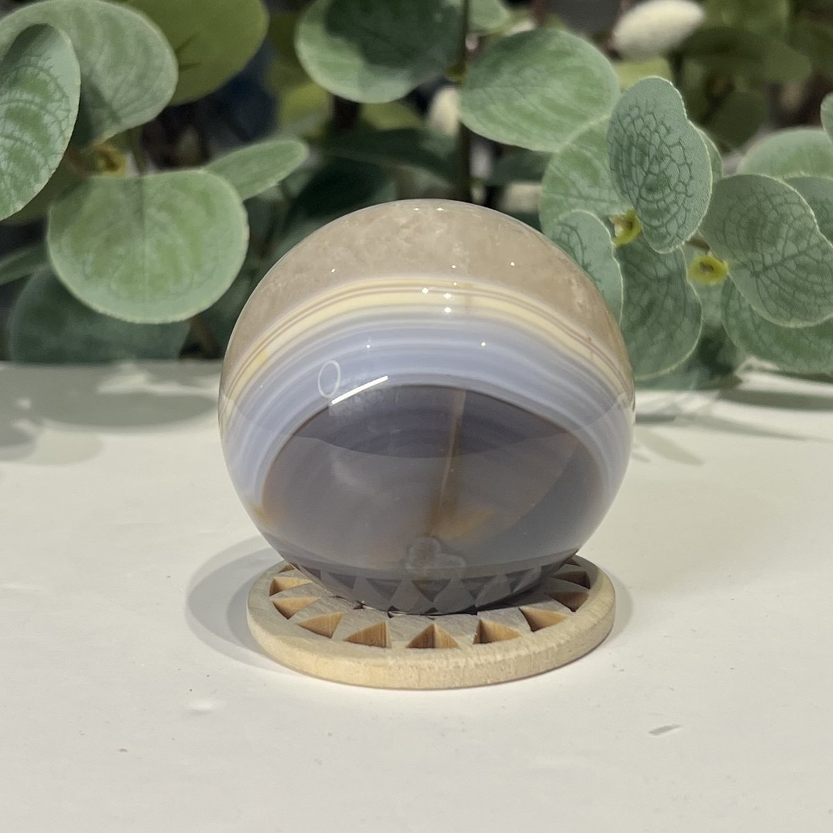 Banded Agate Sphere 54mm Banded Agate Sphere 54mm photo 5, Mystic Grove UK
