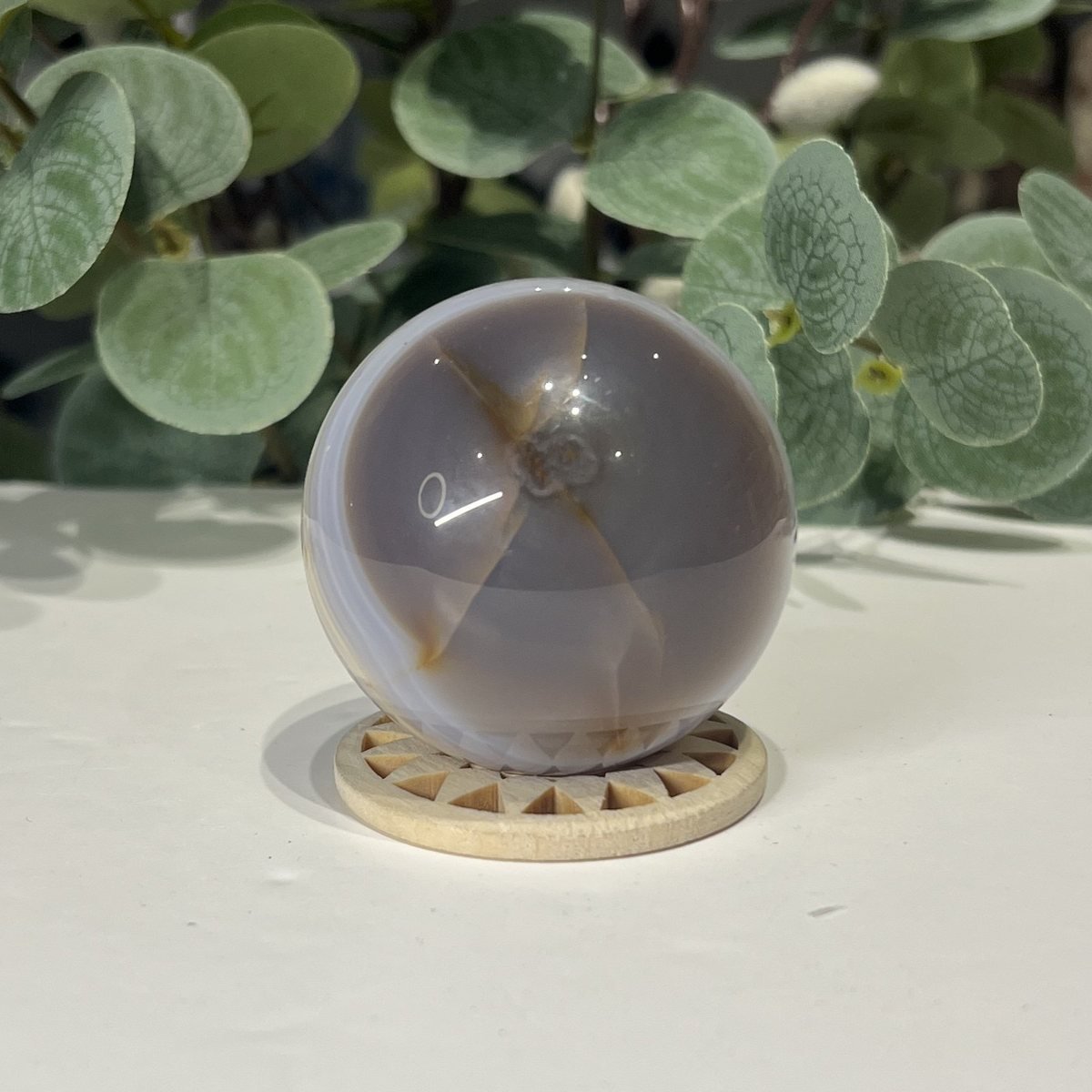 Banded Agate Sphere 54mm Banded Agate Sphere 54mm photo 7, Mystic Grove UK