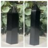 Black Tourmaline Tower 14cm to 17cm Black tourmaline tower 14cm, polished deep black six sided point, Mystic Grove UK