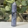Blue agate tower B Blue agate tower B, polished point