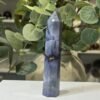 Blue agate tower B Blue agate tower B, polished point