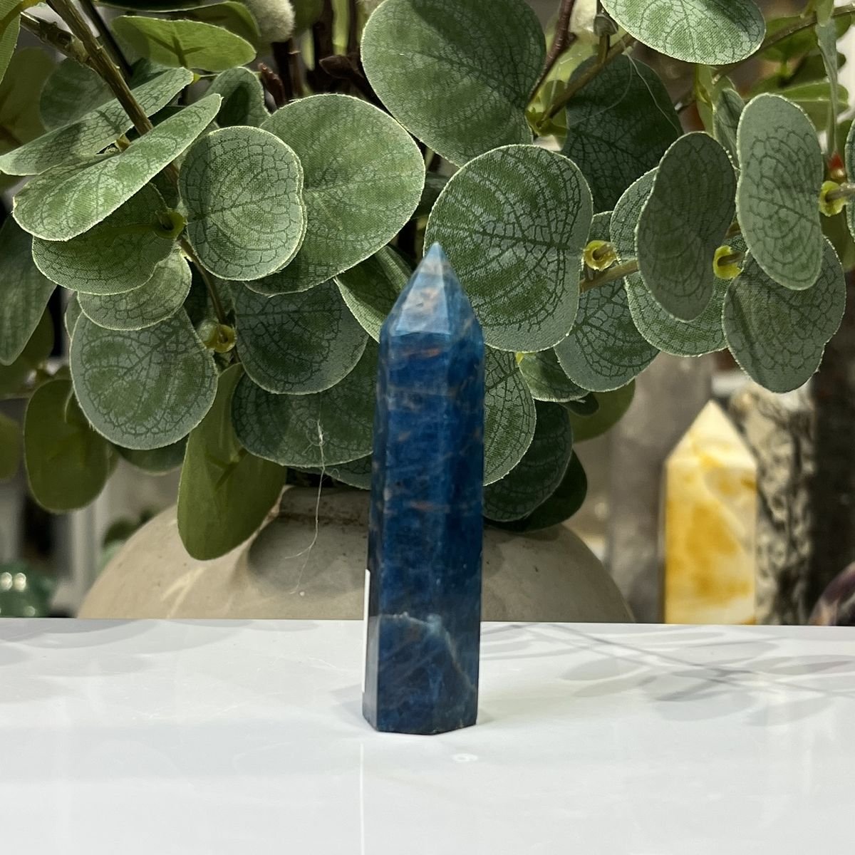 Blue apatite tower I, 7cm Blue apatite tower I, 7cm