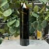Blue tigers eye tower point with gold flash