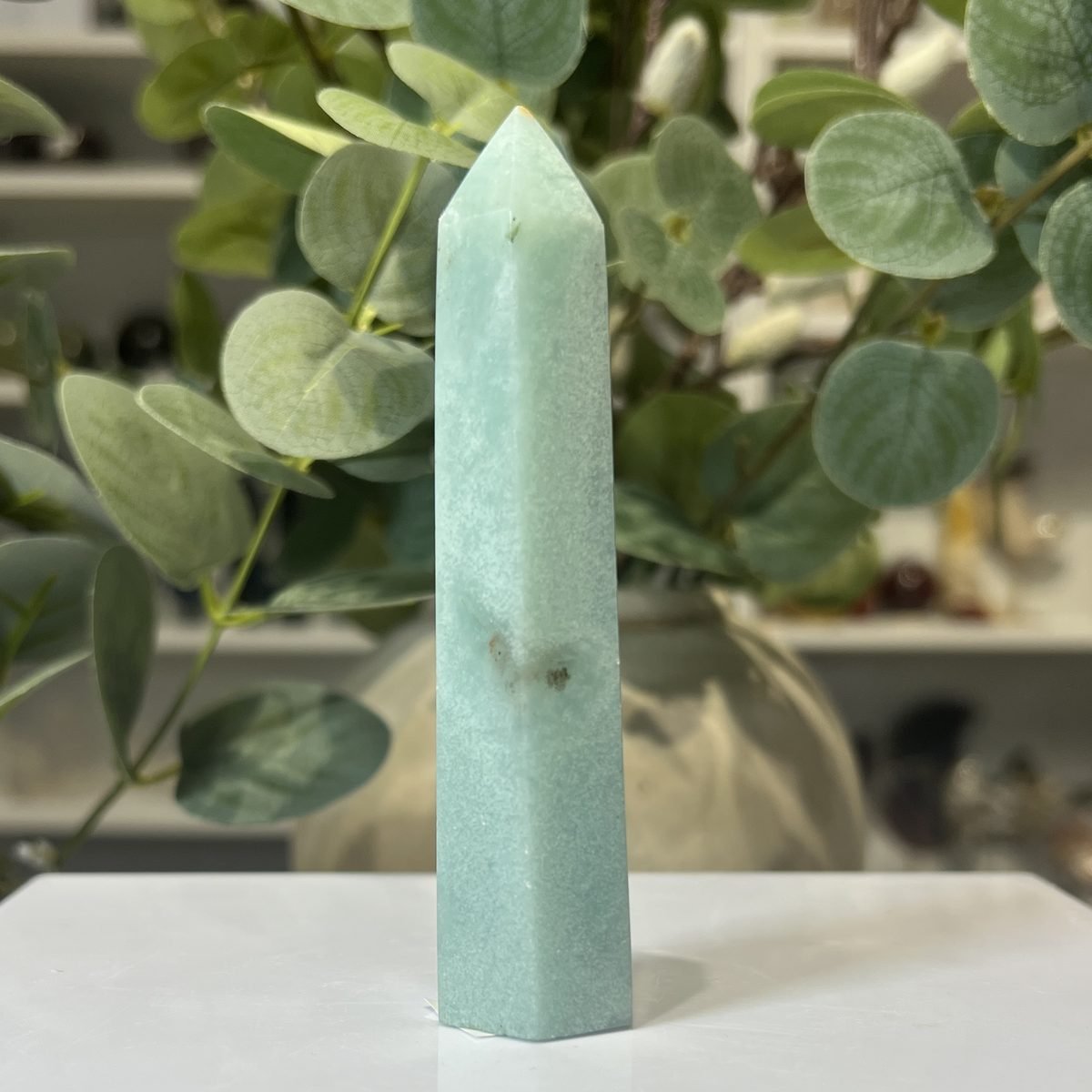 Caribbean calcite tower E, polished point