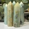 Caribbean calcite towers, a group of polished pieces together