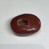 carnelian druzy palm stone d Carnelian druzy palm stone D, deep oxblood red with a small druzy cave