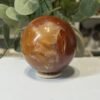 Carnelian sphere A Carnelian sphere A, polished sphere