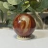 Carnelian sphere C Carnelian sphere C, polished sphere