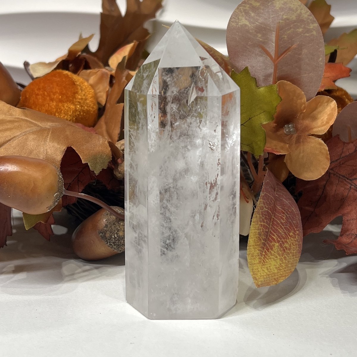 Clear quartz point A Clear quartz point A, 8.5cm polished point