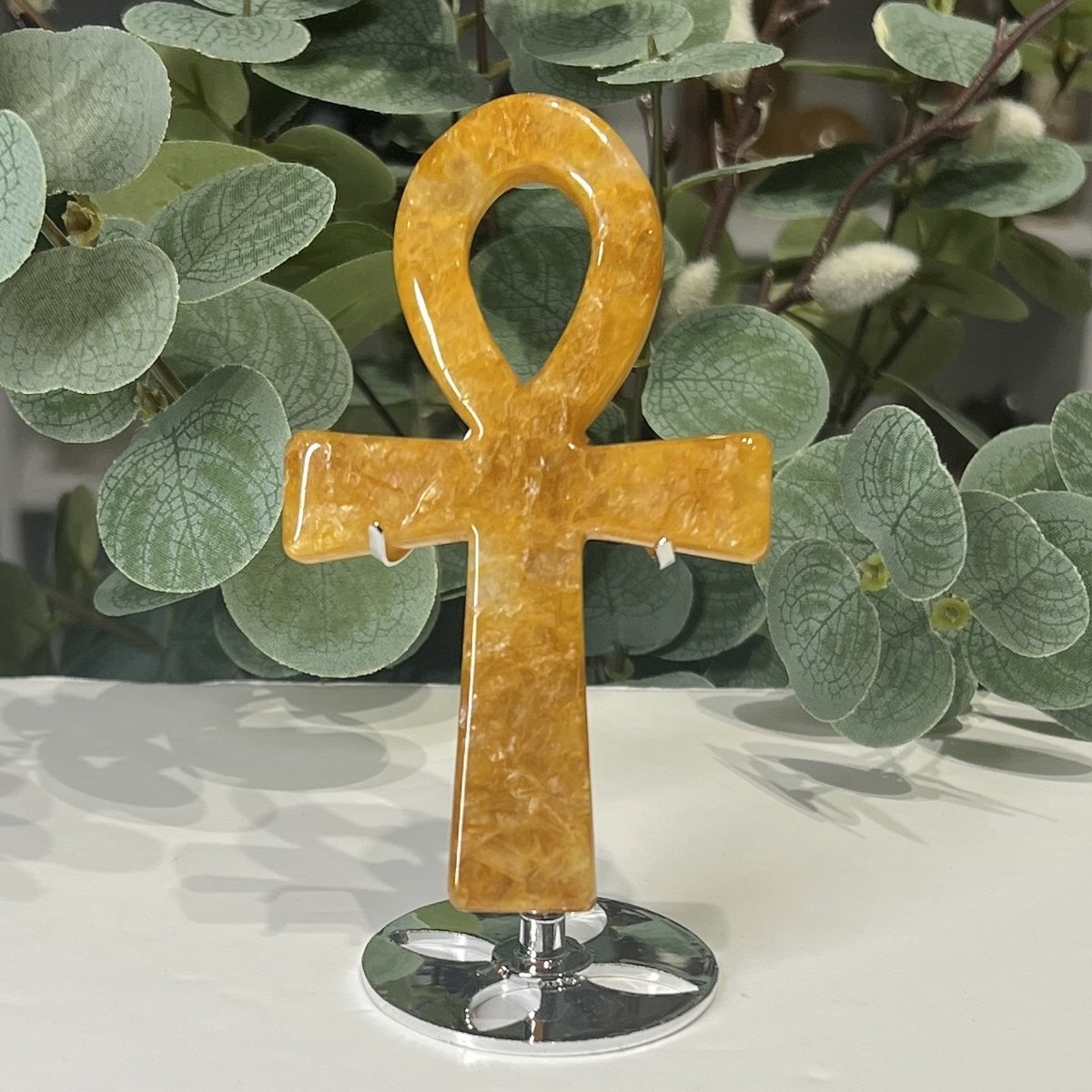 Crystal Ankh on Stand 13cm Crystal Ankh on Stand 13cm photo 4, Mystic Grove UK