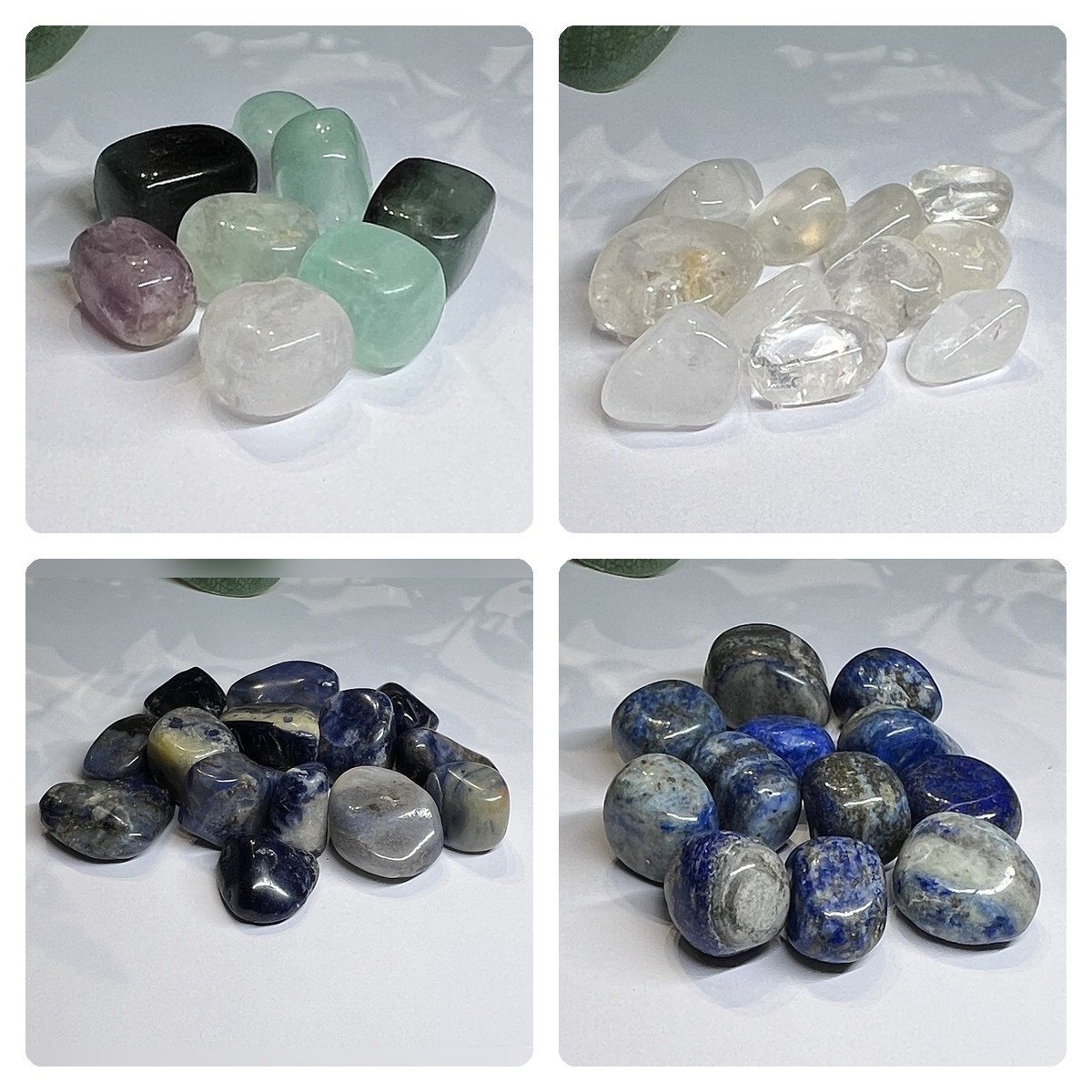 Crystals for Focus and Study tumblestones Crystals for Focus and Study tumblestones