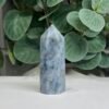 denim lapis tower i 7cm Denim lapis tower I 7cm, pale blue with grey speckles