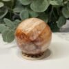 Hematoid quartz sphere D, 70mm, golden orange fire quartz