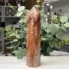 Hematoid quartz tower C, 23cm, warm russet fire quartz Hematoid quartz tower C, 23cm, warm russet fire quartz