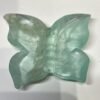 Fluorite butterfly trinket dish D, clear and seafoam green Fluorite butterfly trinket dish D, clear and seafoam green