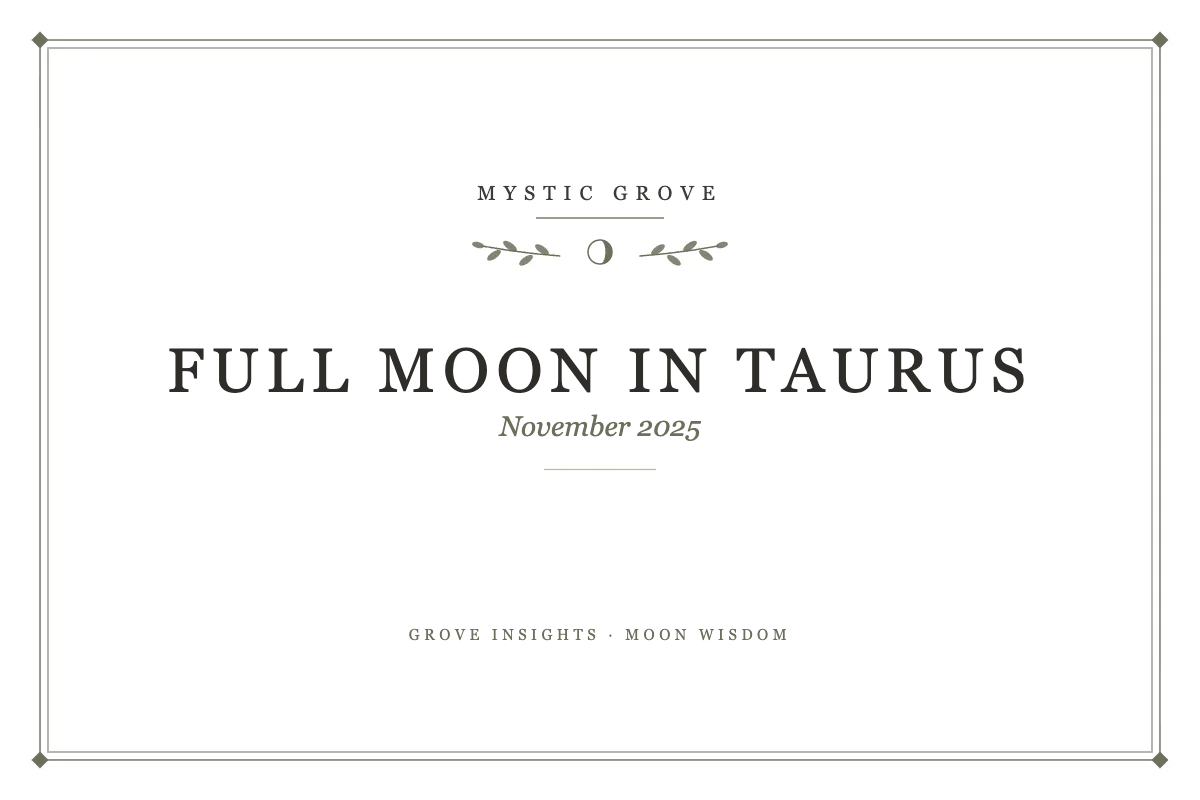 5 Essential Crystals for the Full Moon in Taurus