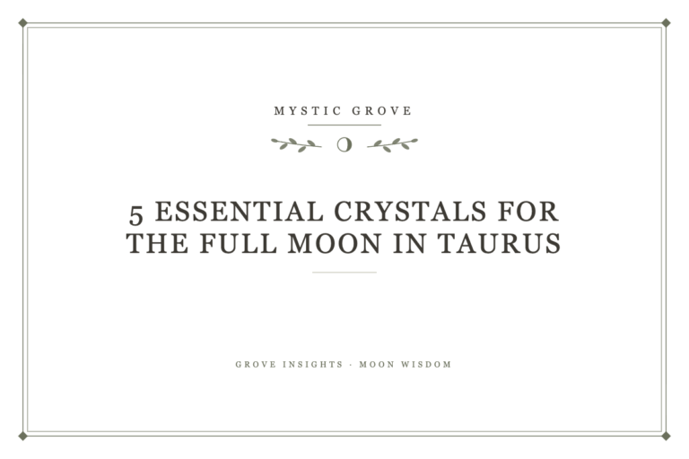 5 Essential Crystals for the Full Moon in Taurus 4 5 Essential Crystals for the Full Moon in Taurus