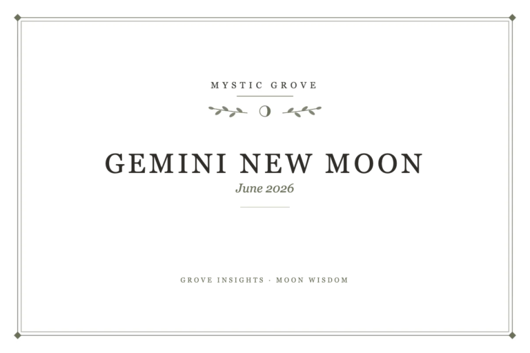Gemini New Moon June 2026: A Fresh Page for the Mind