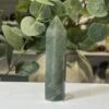 Green aventurine tower E Green aventurine tower E, polished point