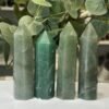 Green aventurine towers Green aventurine towers, a group of polished pieces together