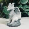 Grey calcite dragon carving 7cm Grey calcite dragon carving 7cm