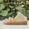Hematoid Quartz Cluster 10cm Hematoid quartz cluster close view of the frosted quartz points