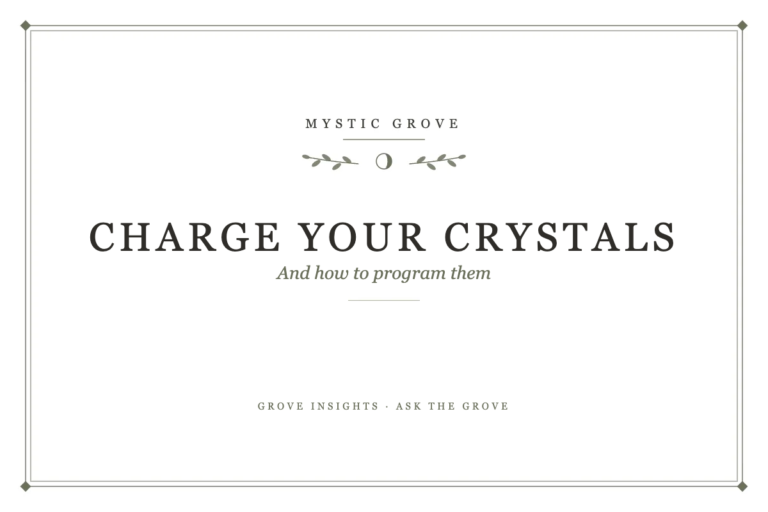 How to Charge and Program Your Crystals 3 How to Charge and Program Your Crystals