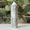 Howlite tower E Howlite tower E, polished point