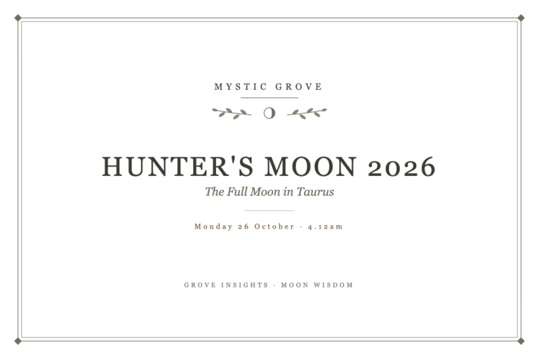Hunter's Moon 2026: Full Moon in Taurus on Monday 26 October, Meaning, Crystals and Ritual 6 Hunter’s Moon 2026: Full Moon in Taurus on Monday 26 October, Meaning, Crystals and Ritual