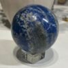 Lapis lazuli sphere A 80mm side view Lapis lazuli sphere A 80mm side view