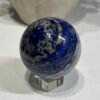 Lapis lazuli sphere B 58mm side view Lapis lazuli sphere B 58mm side view
